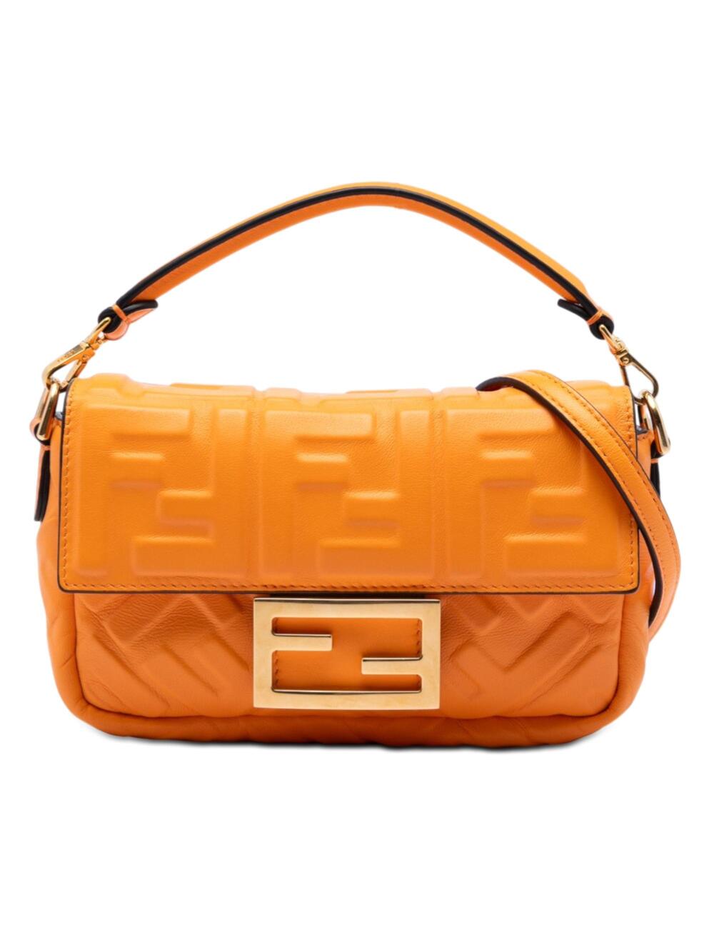 Fendi Baguette Nm Bag Zucca Embossed #327234F14B
